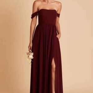 Birdy Grey Bridesmaid Dress, Medium Cabernet Burgundy